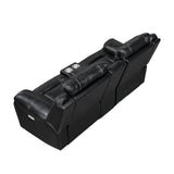 Huron Black Power Double Reclining Loveseat - Ornate Home