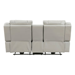 Huron Gray Power Double Reclining Loveseat - Ornate Home