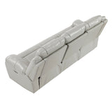 Huron Gray Power Double Reclining Sofa - Ornate Home