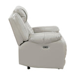 Huron Gray Power Reclining Chair - Ornate Home