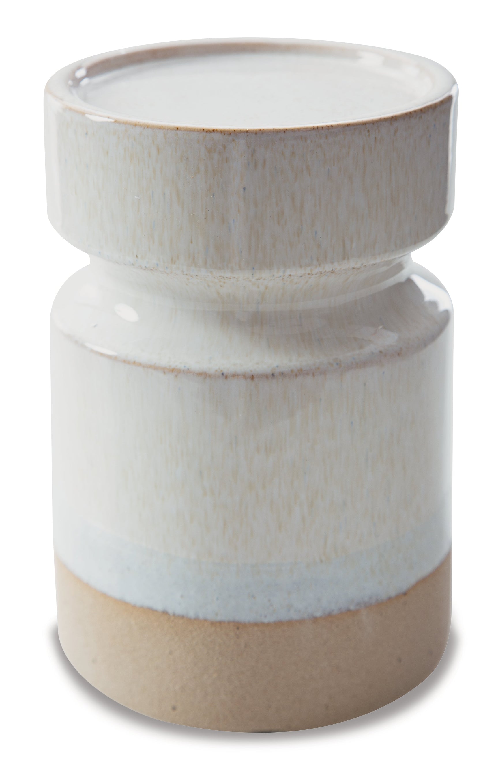 Hurston Ivory/Brown Candle Holder (Set of 3) (Online Special Price) - Ornate Home