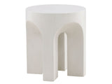 Hutchins Ivory Outdoor Side Table - Ornate Home