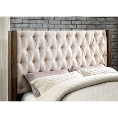 Hutchinson Rustic Natural Tone/Beige E.King Bed - Ornate Home