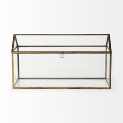 Hutt Gold Glass Terrarium Box