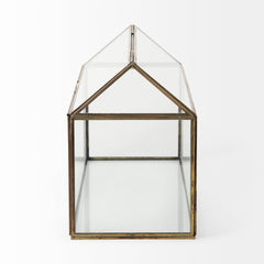 Hutt Gold Glass Terrarium Box