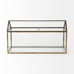 Hutt Gold Glass Terrarium Box