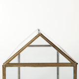Hutt Gold Glass Terrarium Box - Ornate Home