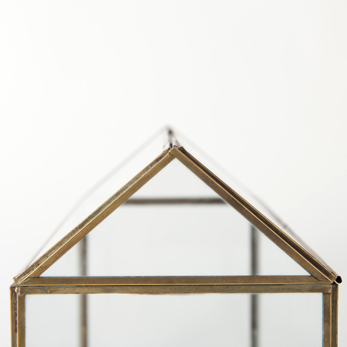 Hutt Gold Glass Terrarium Box - Ornate Home