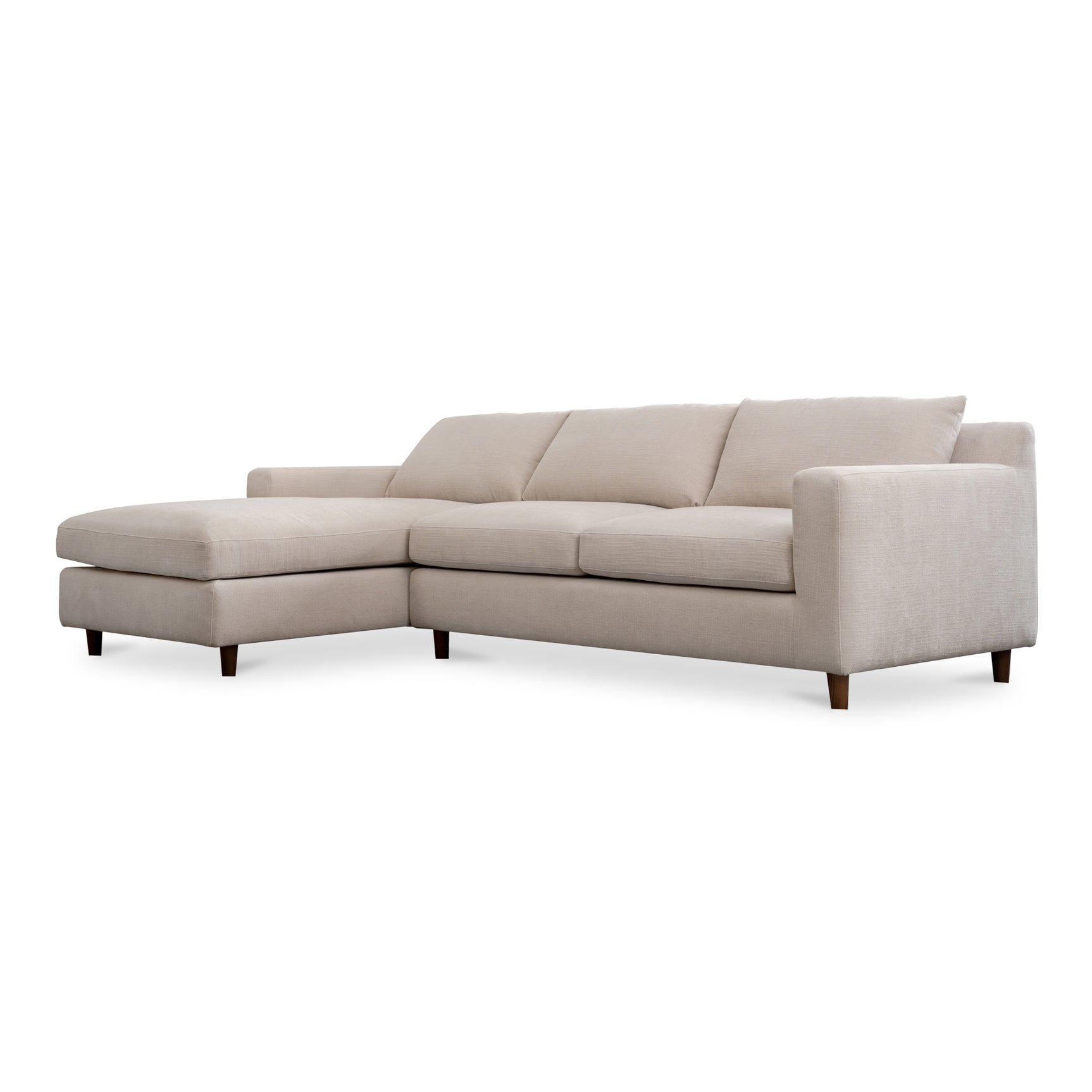 Hutton Beige Left Sectional - Ornate Home