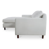 Hutton White Left Sectional - Ornate Home