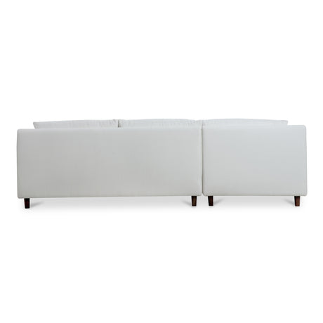 Hutton White Left Sectional - Ornate Home