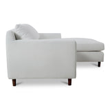 Hutton White Right Sectional - Ornate Home