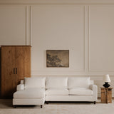 Hutton White Right Sectional - Ornate Home