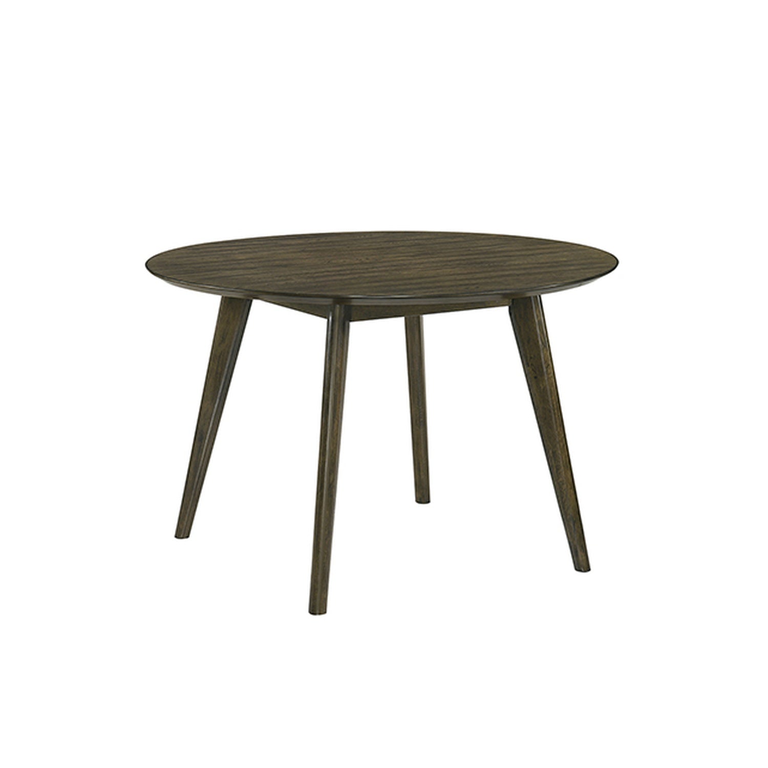 Huttwil Dark Walnut/Beige 5 Pc. Round Dining Table Set - Ornate Home