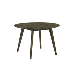 Huttwil Dark Walnut/Beige 5 Pc. Round Dining Table Set - Ornate Home