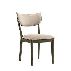 Huttwil Dark Walnut/Beige Side Chair (Set of 2) - Ornate Home
