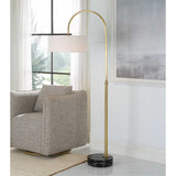 Huxford Brass Arch Floor Lamp - Ornate Home