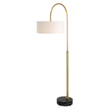 Huxford Brass Arch Floor Lamp - Ornate Home