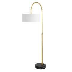Huxford Brass Arch Floor Lamp - Ornate Home