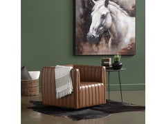 Huxley Brown Accent Chair - Ornate Home