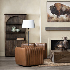 Huxley Brown Accent Chair - Ornate Home