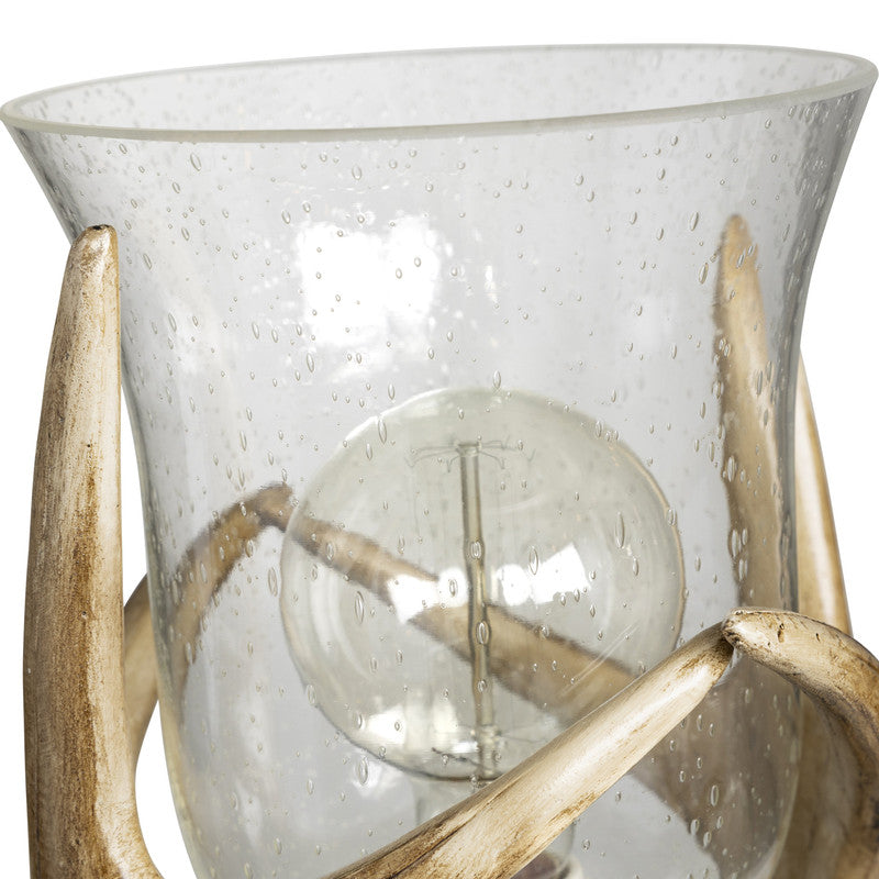 Huxley Brown/Bronze Antler Uplight - Ornate Home