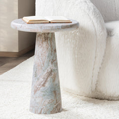 Huxley Rusty Gray 16" Accent Table - Ornate Home