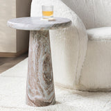 Huxley Rusty Gray 18" Accent Table - Ornate Home