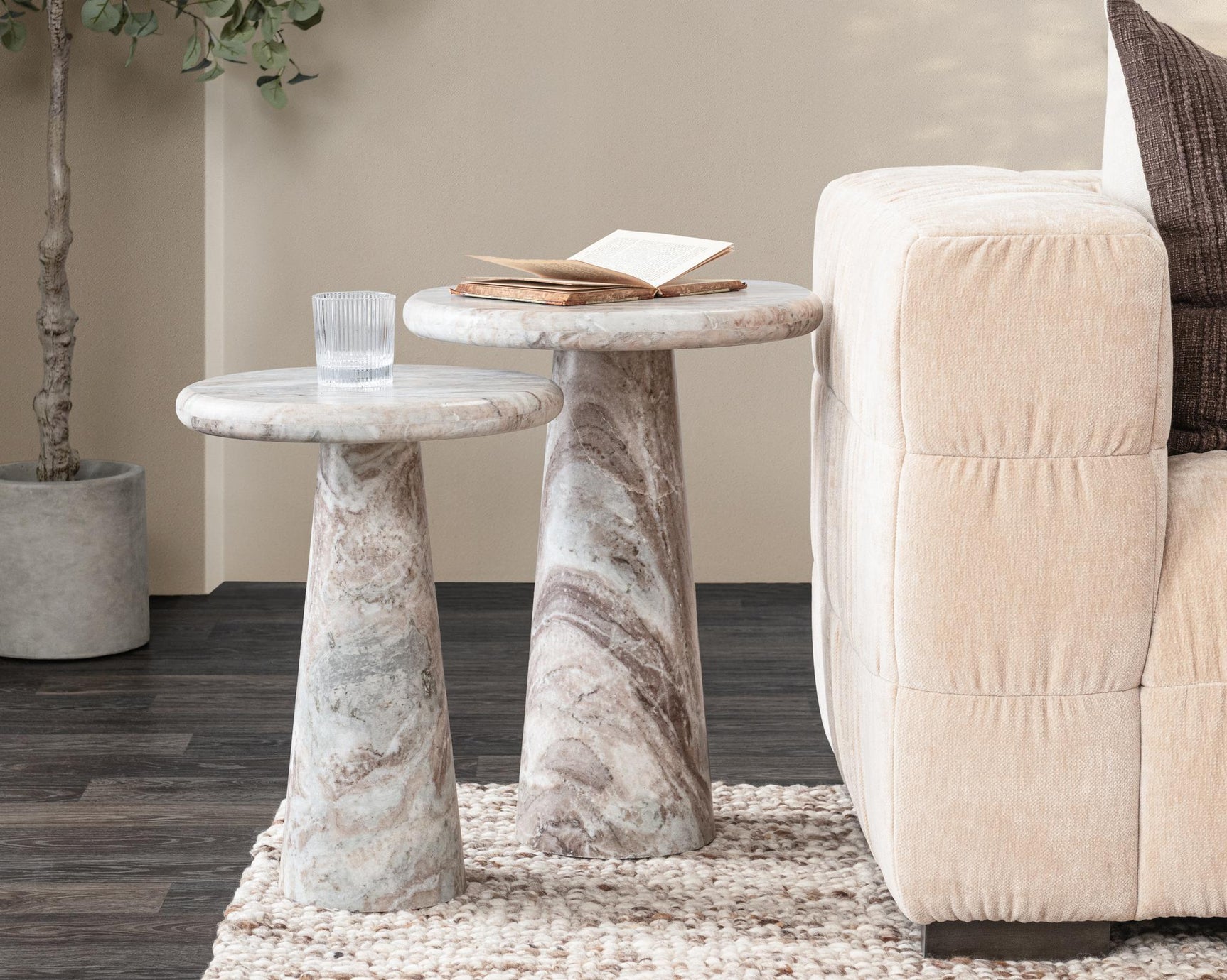 Huxley Rusty Gray 18" Accent Table - Ornate Home