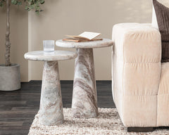 Huxley Rusty Gray 18" Accent Table - Ornate Home