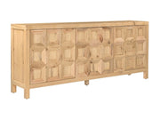 Huxley Tan Three-Door Sideboard - Ornate Home