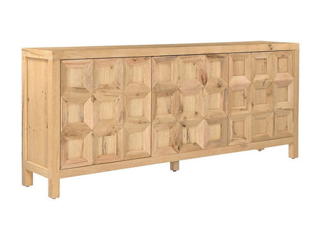 Huxley Tan Three-Door Sideboard - Ornate Home