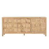 Huxley Tan Three-Door Sideboard - Ornate Home