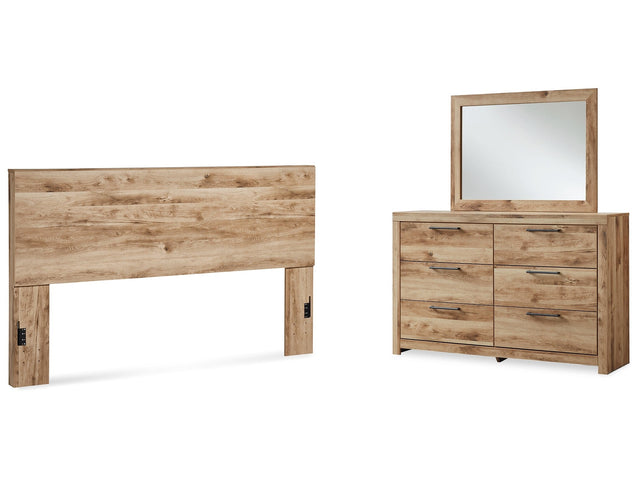 Hyanna King Panel Headboard, Dresser and Mirror - Ornate Home