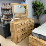 Hyanna King Tan Panel Bedroom Set / 4pc (Online Special Price) - Ornate Home