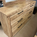 Hyanna King Tan Panel Bedroom Set / 4pc (Online Special Price) - Ornate Home