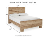 Hyanna Tan Brown Full Panel Bedroom Set with Dresser and Mirror - Ornate Home