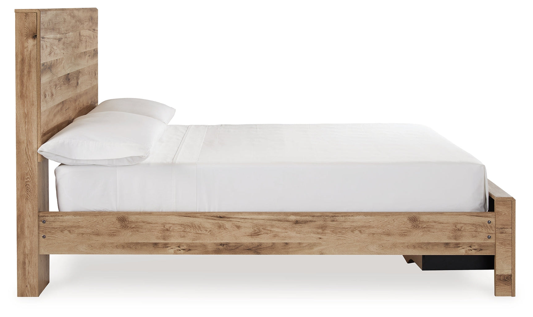 Hyanna Tan Brown Full Panel Storage Bedroom Set with Dresser and Mirror (Online Special Price) - Ornate Home