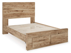Hyanna Tan Brown Full Youth Bed w/ FB Storage - Ornate Home