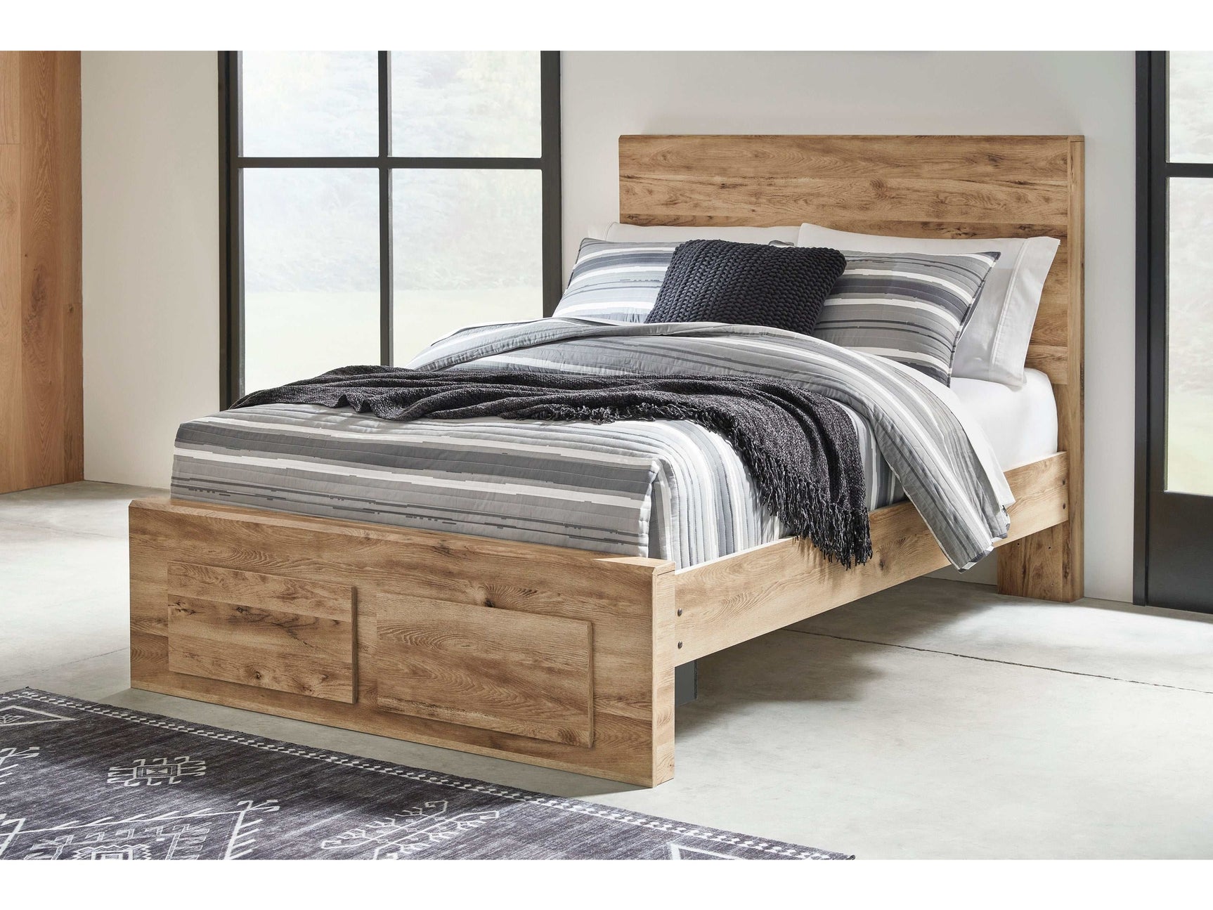 Hyanna Tan Brown Full Youth Bed w/ FB Storage - Ornate Home