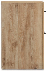 Hyanna Tan Brown King Panel Storage Bedroom Set with Dresser and Nightstand - Ornate Home