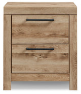 Hyanna Tan Brown Queen Panel Bedroom Set with Dresser, and Nightstand (Online Special Price) - Ornate Home