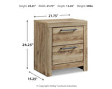 Hyanna Tan Brown Queen Panel Storage Bed, Dresser and Nightstand (Online Special Price) - Ornate Home