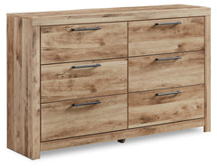 Hyanna Tan Brown Queen Panel Storage Bed, Dresser and Nightstand - Ornate Home