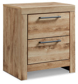 Hyanna Tan Brown Queen Storage Bedroom Set with Dresser and Nightstand (Online Special Price) - Ornate Home