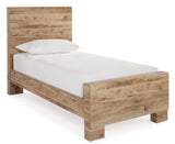 Hyanna Tan Brown Twin Panel Bed (Online Special Price) - Ornate Home