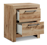 Hyanna Tan King Storage Bedroom Set/ 4pc (Online Special Price) - Ornate Home