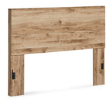 Hyanna Tan Panel Bed (Online Special Price) - Ornate Home