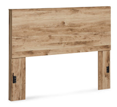 Hyanna Tan Panel Bed - Ornate Home