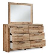 Hyanna Tan Queen Panel Bedroom Set / 5pc (Online Special Price) - Ornate Home